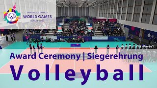 Award Ceremony | Siegerehrung | Volleyball | Special Olympics World Games Berlin 2023