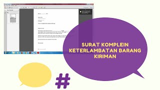 Surat Komplein Keterlambatan Barang