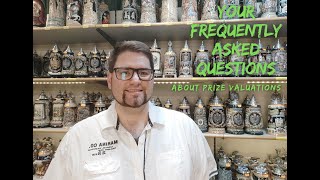 Prize Valuations - German Beersteins - your Frequently asked questions