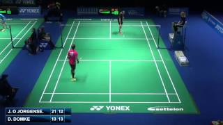 R16 - MS - Jan O Jorgensen vs Dieter Domke - 2014 Swiss Badminton Open (F 6-4)