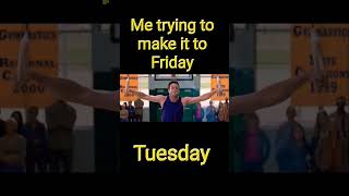 Making it to Friday #work #Friday #funny #short #comedy #tgif #shorts #workweek #workout #trending