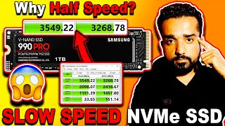 🔥M.2 NVMe SSD SLOW SPEED Issue Explained @KshitijKumar1990