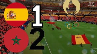 [2-1] MOROCCO VS SPAIN | OLYMPIC PARIS 2024 | efootball 2024 gameplay ps5