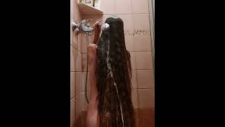 Long hair wash video #longhair #hairwash #hairwashday #hairwashing #haircare #hair #shorts #short