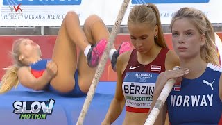 Women's Jump Events in SLOW MOTION | European Athletics U18 Championships 2024 Banská Bystrica