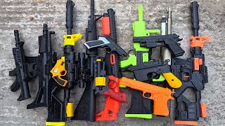 M249 Shell ejecting Nerf Gun - Airsoft - Toy Gun - AKs74u - Glock18C -M9 Beretta-Toy Guns Collection