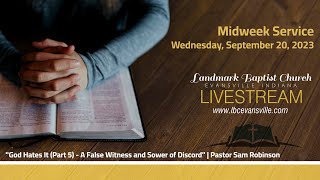 9/20/2023 Midweek Service