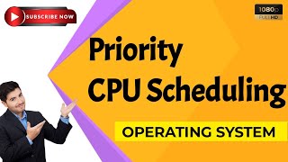 Priority Scheduling | preemptive and non preemptive CPU Scheduling|operating system