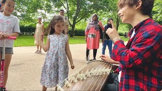 【海外】ロンドンでお箏「さくらさくら」弾いた結果...！？ /streetkoto,streetmusician,koto, UK,london,Europa