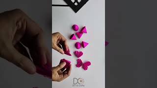 wall hanging flower #shorts #viral #status #DIY #Origami #Craft #Tutorial #Creative video #fun #fyp