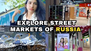 Street markets of Russia | Mall visit || Pakistani girl in Russia 🇷🇺🇵🇰  #pakistanivlogger