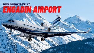 Luxury Business Jets at Engadin Airport