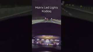 Skoda Kodiaq Matrix Led Lights @synamit #skoda #simplyclever #kodiaq #skodakodiaq #australia