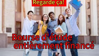 Bourse d'étude entièrement financée #regardeça