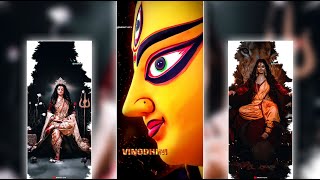 Aigiri Nandini😍🔥 Nandita Medini || Navratri Status❤️ || Maa Durga🙏 Dussera Puja Fullscreen Status💫