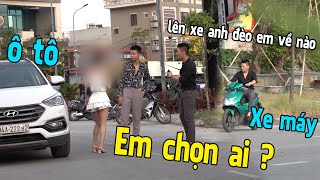 Tiểu Gia Thử Lòng Em Hotgirl Hám Của Thích Đi Ô Tô Coi Thường Trai Nghèo Đi Xe Máy