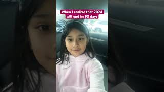 When I realize that 2024 will end in 90 days#funny #shortvideo#cute