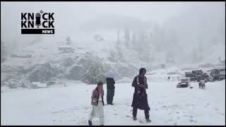 First snowfall in Pakistan’s beautiful district Chitral