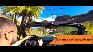 4K Miata winding ravine road POV drive #chilldriving #mx5  .. / @JustDrivingMX5