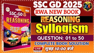 SSC GD 2025 RWA NEW BOOK | SSC GD REASONING BOOK SOLUTION CHAPTERWISE | SYLLOGISM | SSC GD MOCK #36