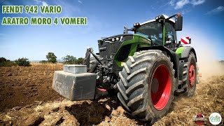 AZIENDA FRATELLI PIRAS - ARATURA FUORI SOLCO CON FENDT 942 VARIO + ARATRO MORO 4 VOMERI