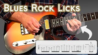 Blues Rock Licks 2 [Intermediate] with BACKING TRACK