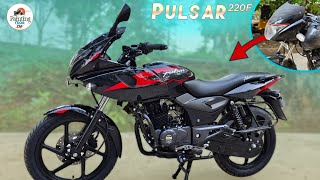 Bajaj Pulsar 150 to 220F Red & Black Modified • PaintingFromCm.