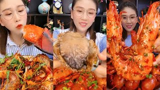 Spicy seafood, Chinese eat seafood, ăn hải sản tôm nữ hoàng khổng lồ, tiktok china #78