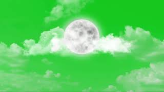 Free Full HD FULL MOON Green Screen