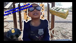 Kaidence Unicorn Plays Cops and Robbers #copsandrobber #Kidyoutuber #kidsyoutube