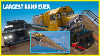 Biggest Ramp Ever On GTA