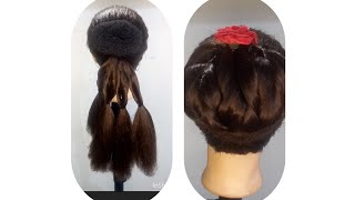 Wow 😳 Beautiful juda Hairstyles for ladies/ Cute Bun hairstyle for women/juda Hairstyles for saree.