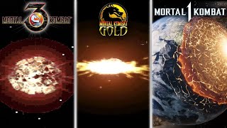 Cyrax Planet Explosion Fatality Evolution - Mortal Kombat 3 to Mortal Kombat 1