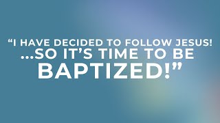 9:00 Baptism Service | Sunday, November 5, 2023