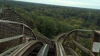 The Beast Front Row CRAWLING POV In the Cold at Kings Island