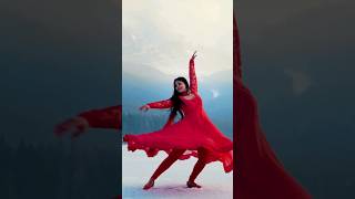 Rangreza Cover Dance on a Frozen Lake in Germany 🇩🇪 .. Semi classical #coverdance #dance #dancevideo