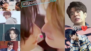 Hyunho lee know kissing Hyunjin ♥️💗 but seungmin(best friend yunjin) is so sad🥺[Straykids love EP1]