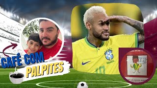 Café ☕️ com palpite ✅ ! Um livro sobre o Neymar ! #4 #neymar #hexa