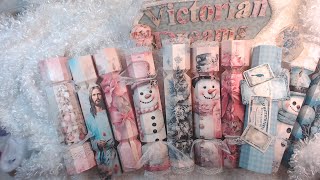 Tutorial on Christmas Cracker Decoration or Gift Box #modernistaprintshop #gluegunchronicles #album