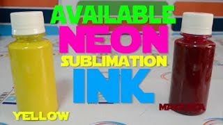 Neon Sublimation Ink