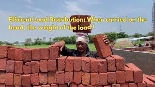 Interesting facts about laborers transporting bricks on their heads