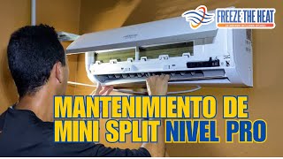 Cómo hacer el mantenimiento de un Mini Split completo y profundo