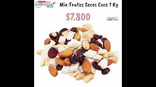 Código: 578f9  Mix Frutos Secos Coco 1 Kg 5 Ingr. En Chillán  MallRegional.cl