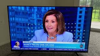 Nancy Pelosi | George Stephanopoulos GMA | ABC Aug. 5, 2024 | Kamila Harris Election 2024