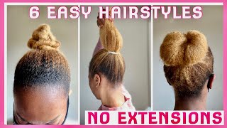 QUICK & EASY NATURAL HAIRSTYLES