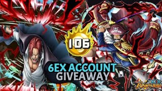 OPBR 6EX & HYPER BOOST ACCOUNT GIVEAWAY | ONE PIECE BOUNTY RUSH |