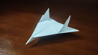 Origami Airplane Jet Fighter Easy - How To Make Airplane Paper - Easy Origami