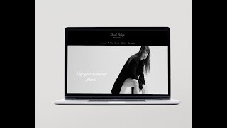 Photography website template