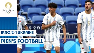 🇮🇶 Iraq vs Ukraine 🇺🇦 | Men's football group stage | Paris 2024 Highlights