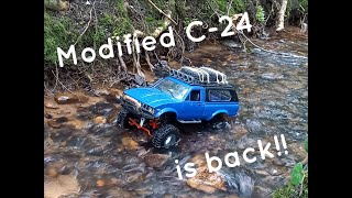 Modified WPL C-24 is Back!! River crossings, mud + trails!!